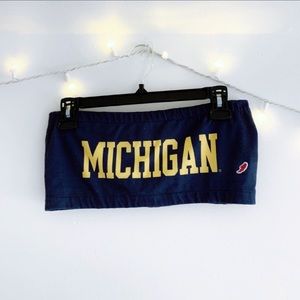 Michigan bandeau top